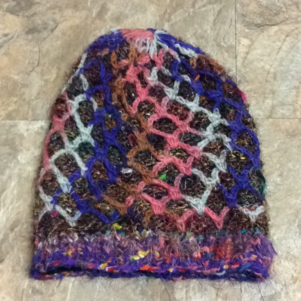 NWOT Windhorse unique handmade slouchy beanie hat. Never been worn.